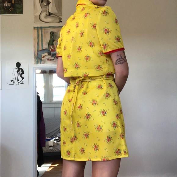 Vintage slip dress 60-70s - Picture 4 of 5